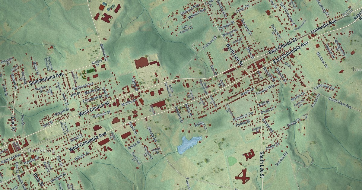 Map of Batesburg-Leesville, South Carolina in 2026