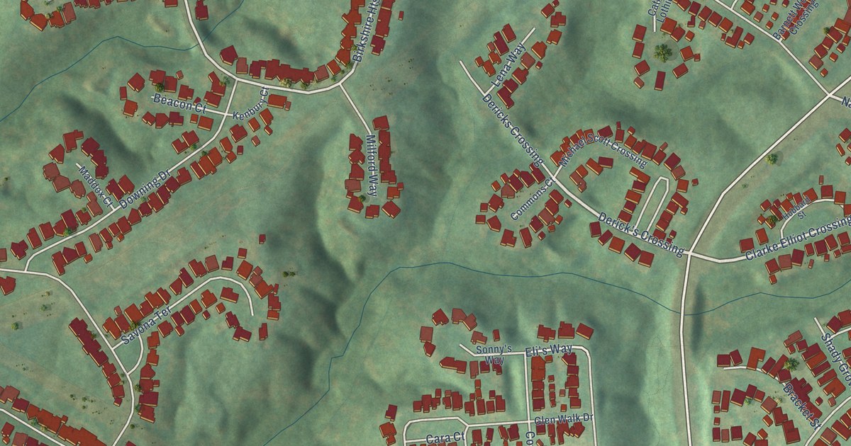 Map of Baxter Village, South Carolina in 2026