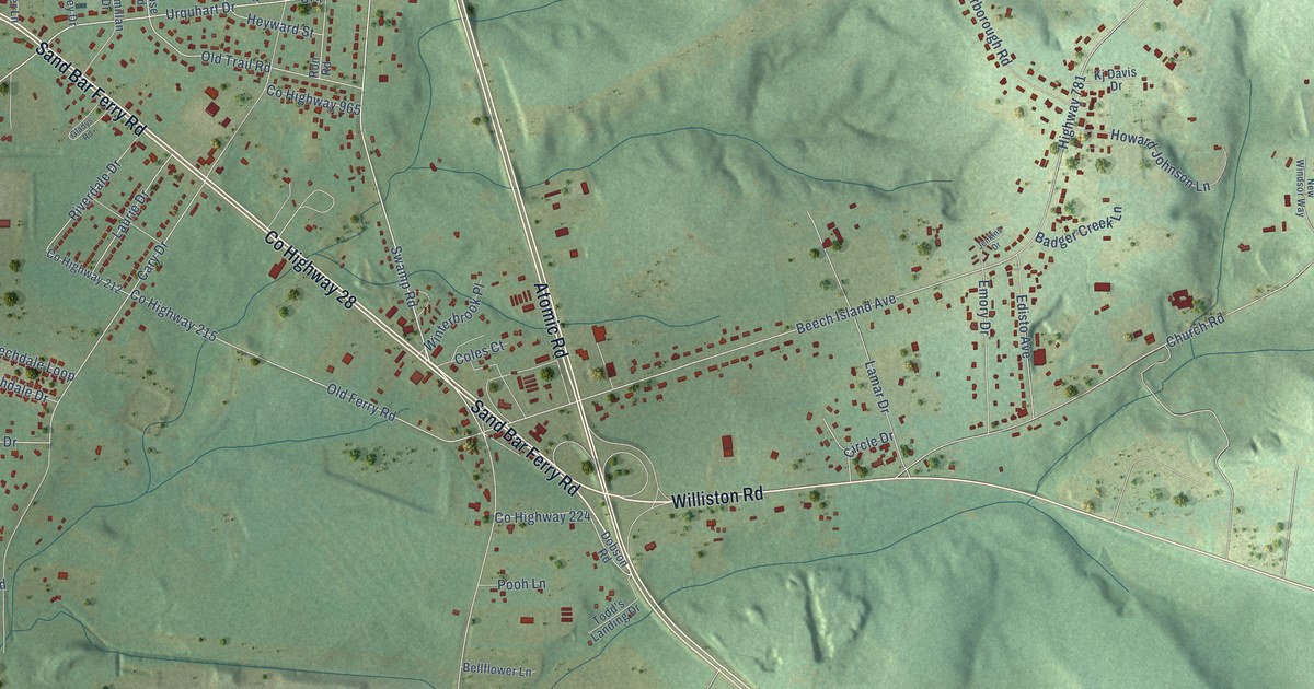 Map of Beech Island, South Carolina in 2026