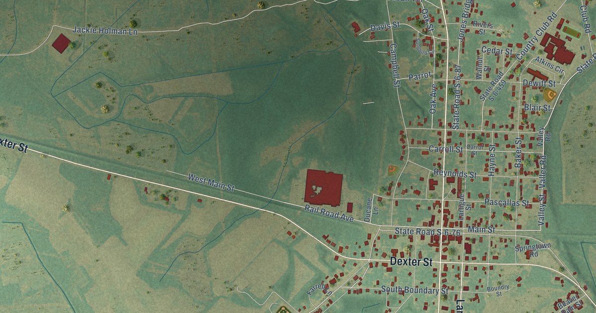 Map of Blackville, South Carolina in 2026