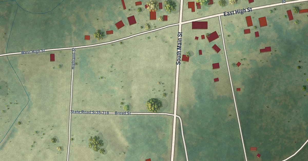 Map of Blenheim, South Carolina in 2026