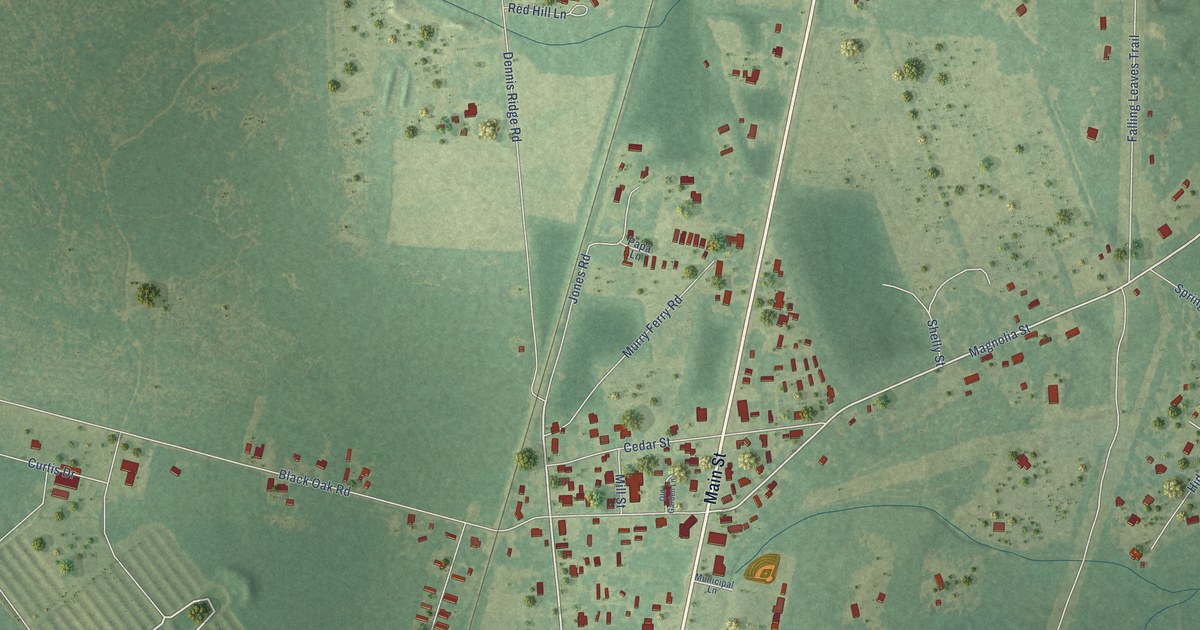 Map of Bonneau, South Carolina in 2026