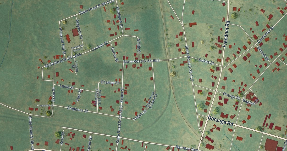 Map of Branchville, South Carolina in 2026