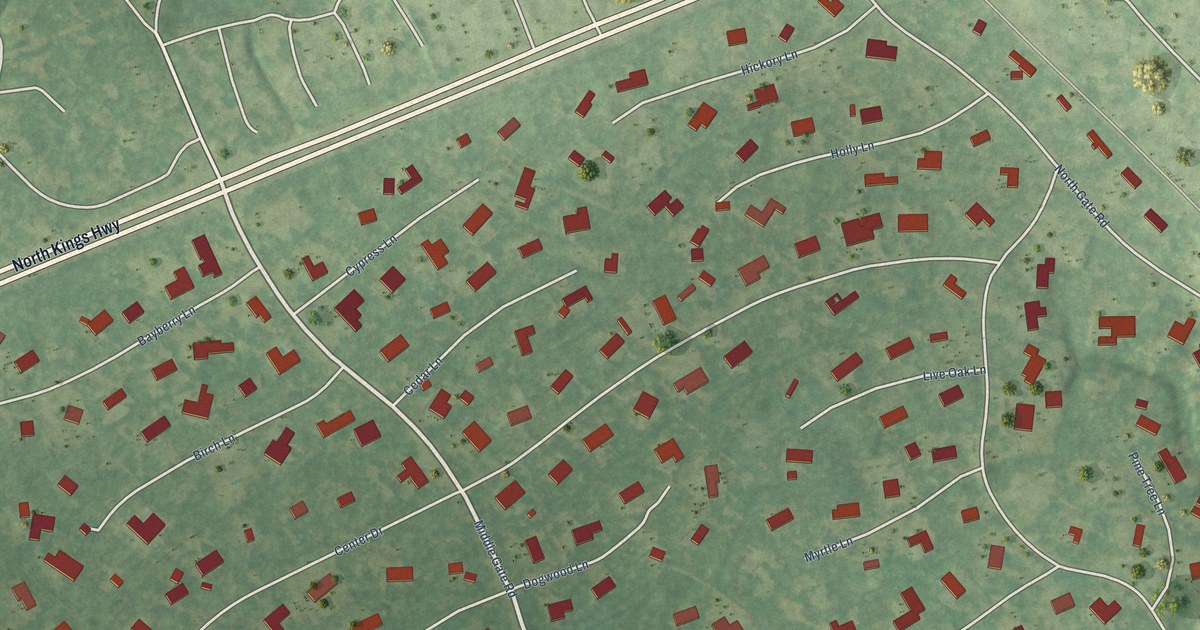 Map of Briarcliffe Acres, South Carolina in 2026