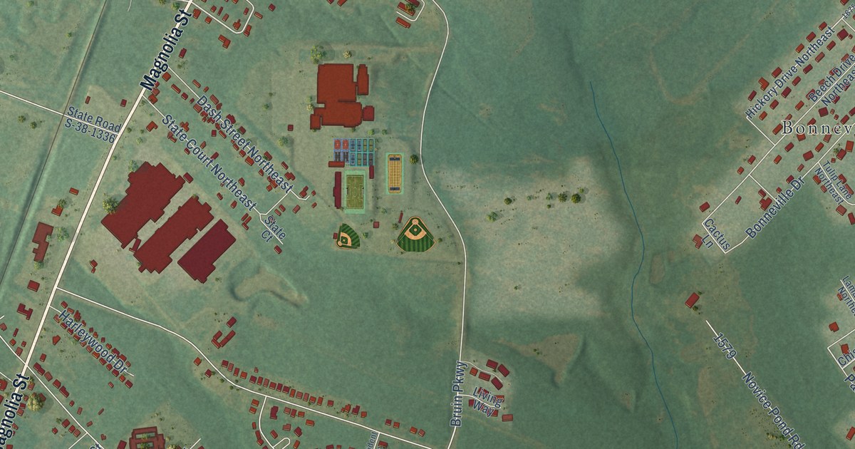 Map of Brookdale, South Carolina in 2026