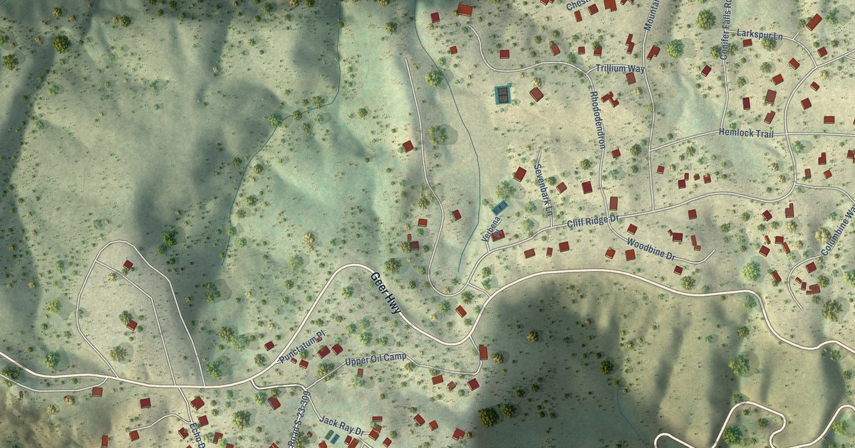 Map of Caesars Head, South Carolina in 2026