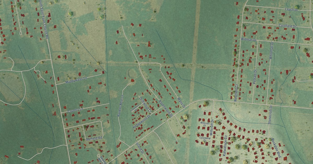 Map of Cane Savannah, South Carolina in 2026