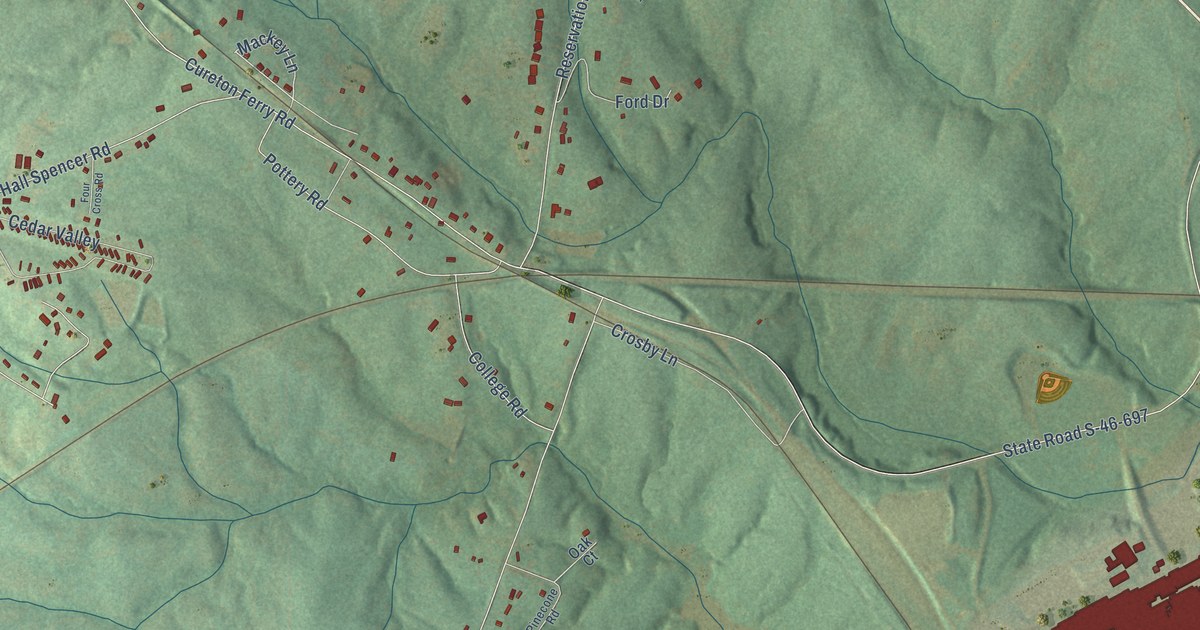 Map of Catawba, South Carolina in 2026