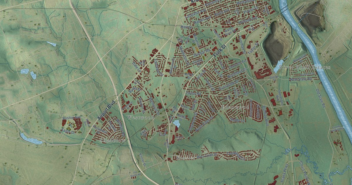 Map of Cayce, South Carolina in 2026