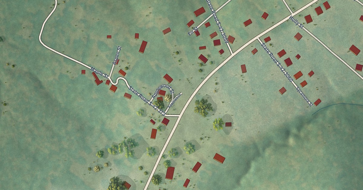 Map of Central Pacolet, South Carolina in 2026
