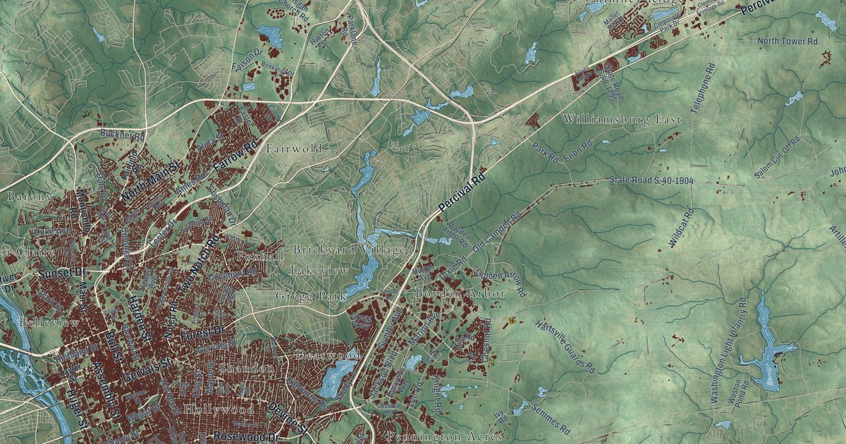 Map of Columbia, South Carolina in 2026