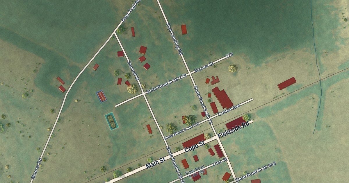 Map of Cope, South Carolina in 2026