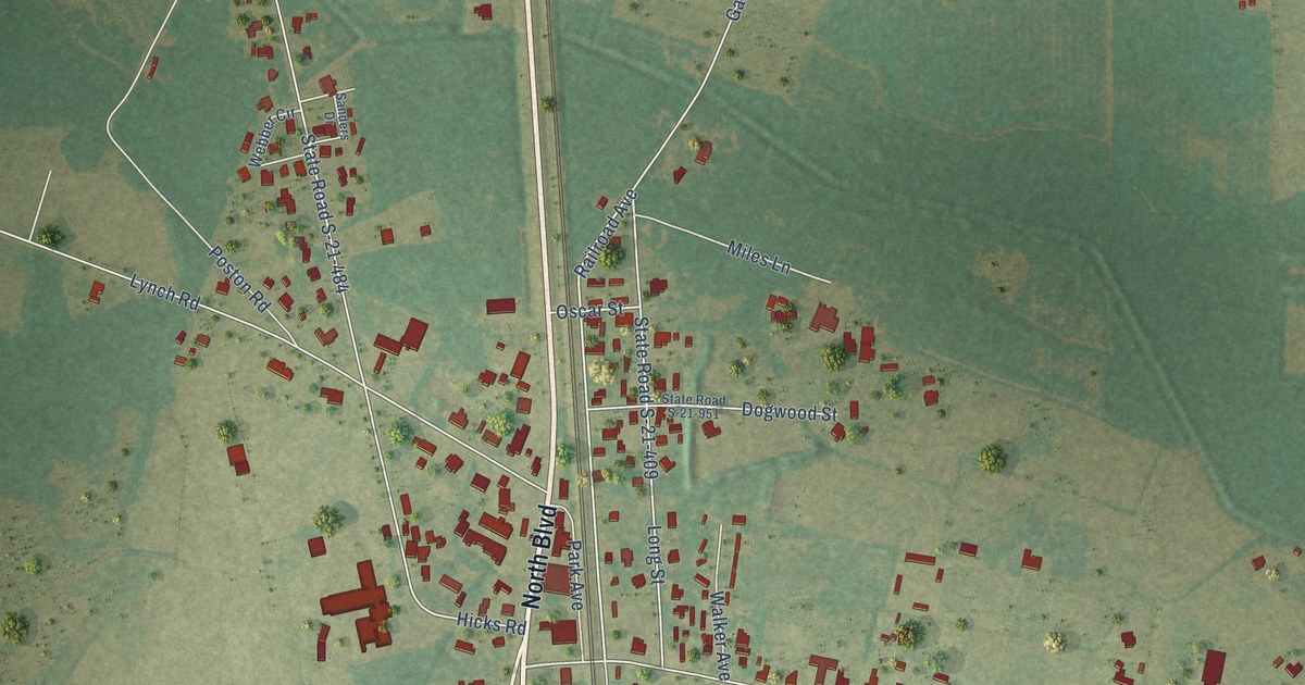 Map of Coward, South Carolina in 2026