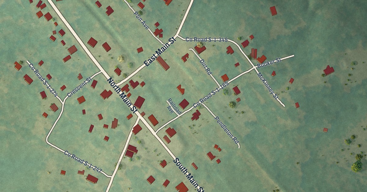 Map of Donalds, South Carolina in 2026
