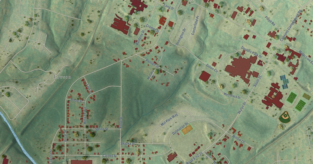 Map of Drayton, South Carolina in 2026