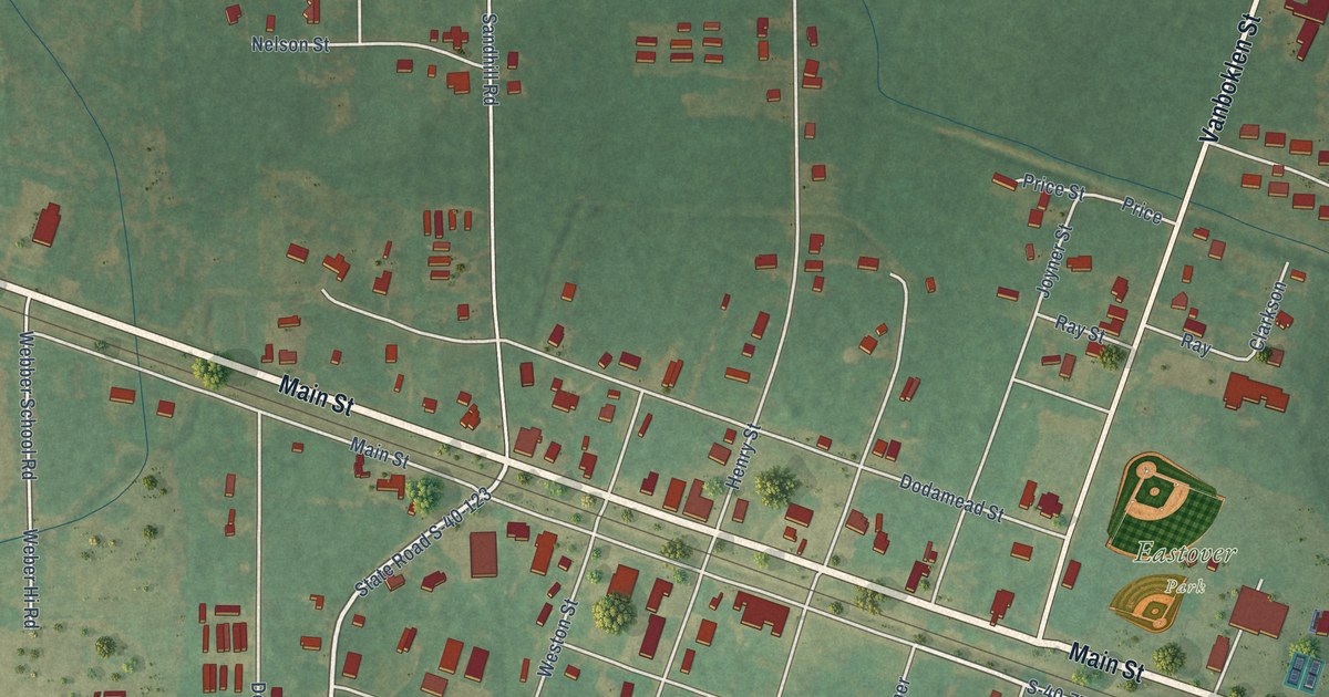 Map of Eastover, South Carolina in 2026