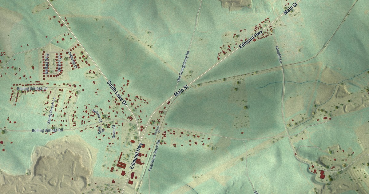 Map of Edmund, South Carolina in 2026