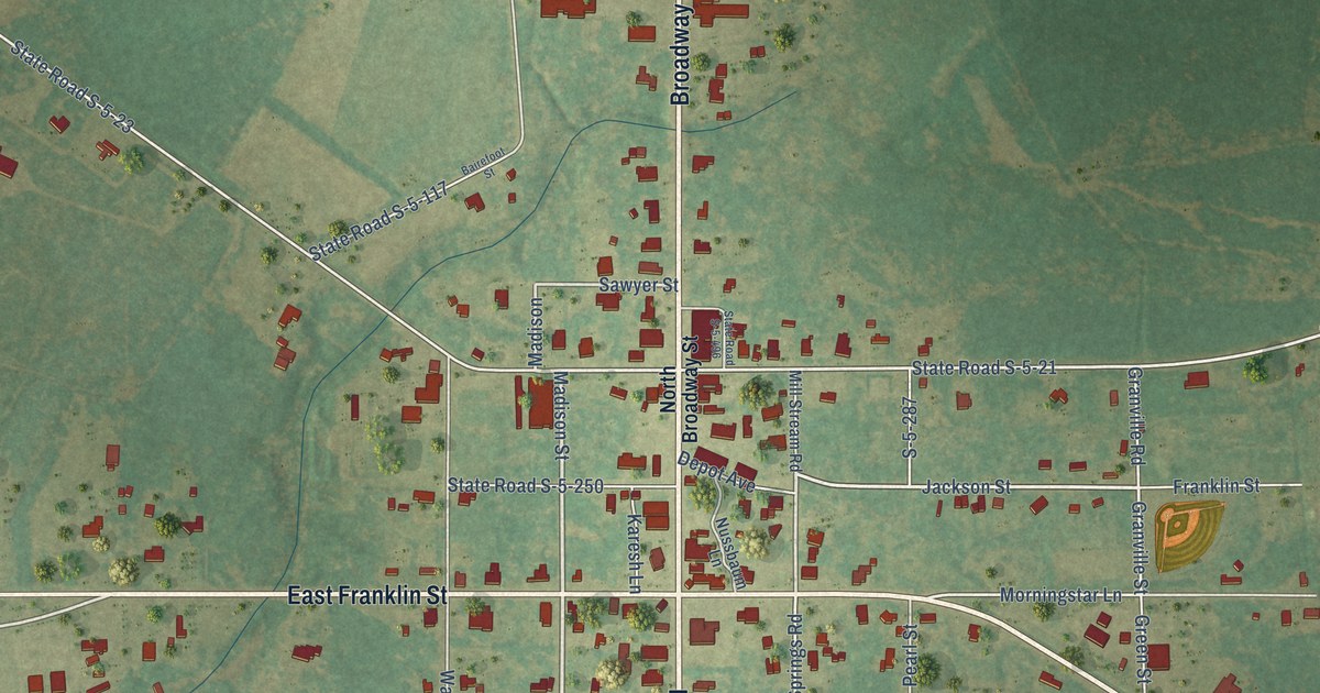Map of Ehrhardt, South Carolina in 2026