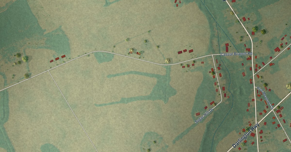 Map of Elliott, South Carolina in 2026