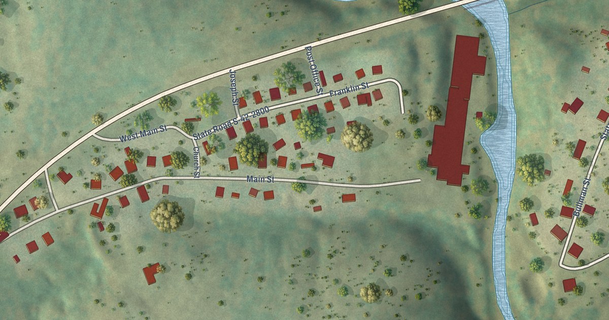 Map of Fingerville, South Carolina in 2026