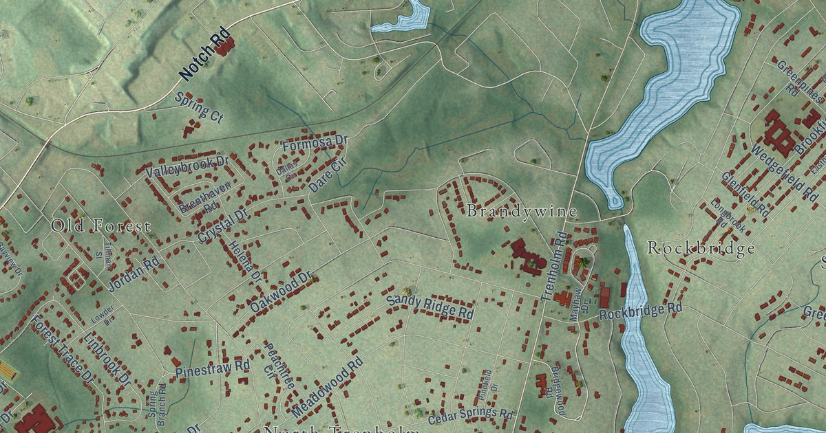 Map of Forest Acres, South Carolina in 2026