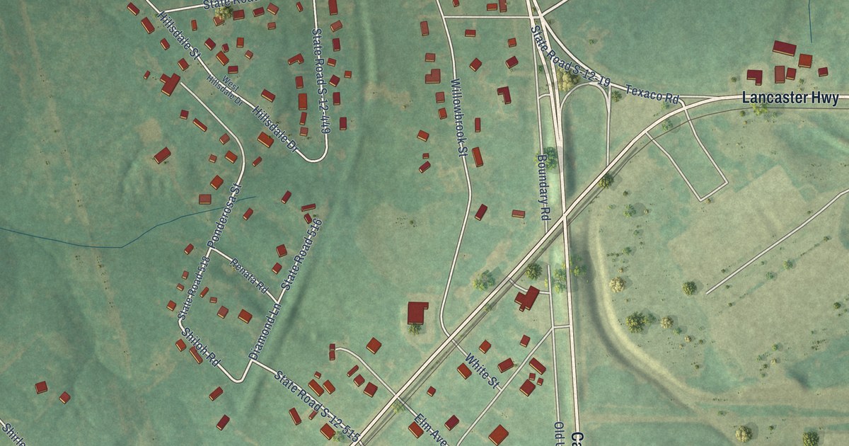 Map of Fort Lawn, South Carolina in 2026