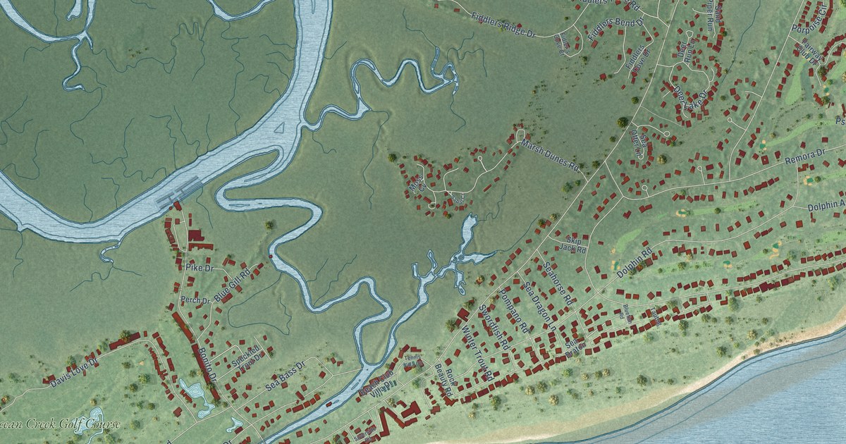 Map of Fripp Island, South Carolina in 2026