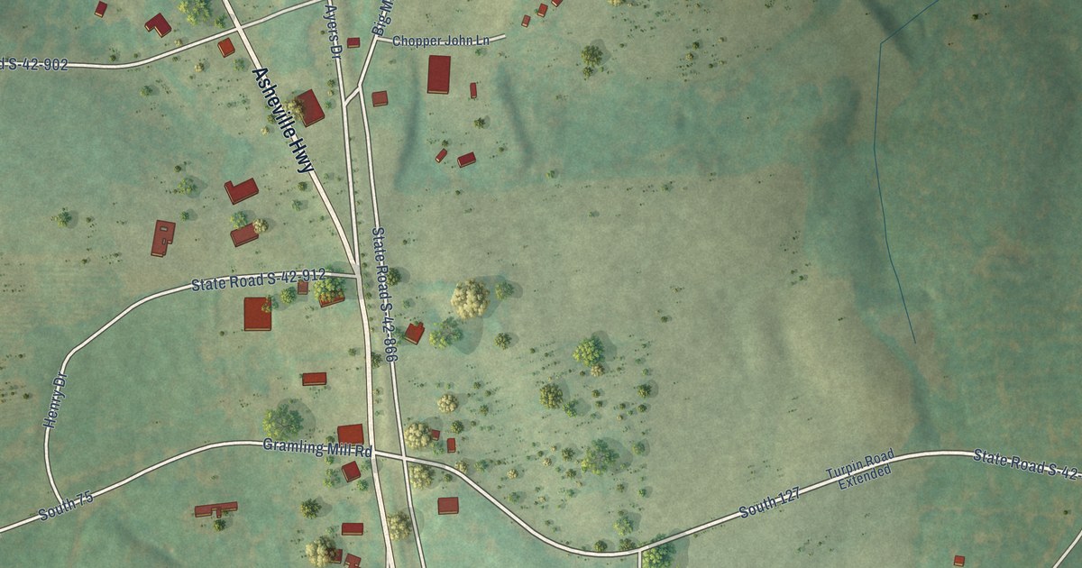 Map of Gramling, South Carolina in 2026