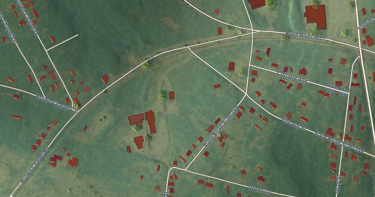Map of Helena, South Carolina in 2026