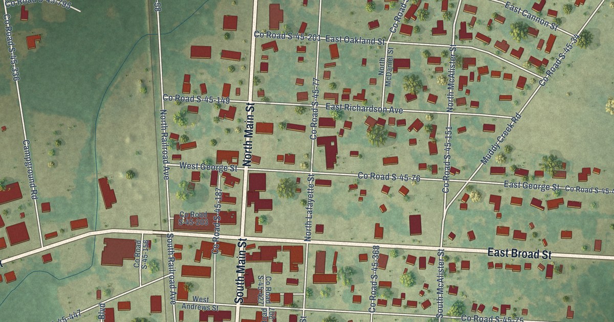 Map of Hemingway, South Carolina in 2026