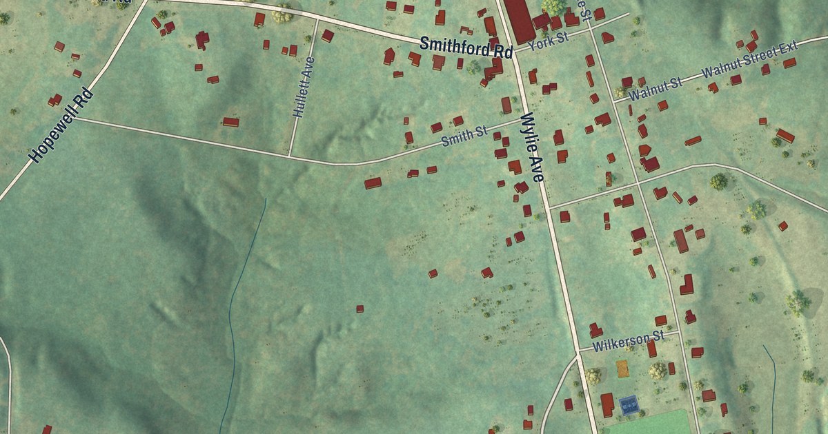 Map of Hickory Grove, South Carolina in 2026