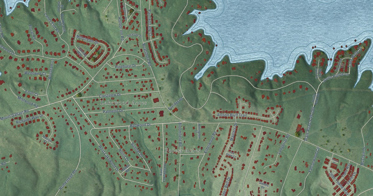 Map of India Hook, South Carolina in 2026