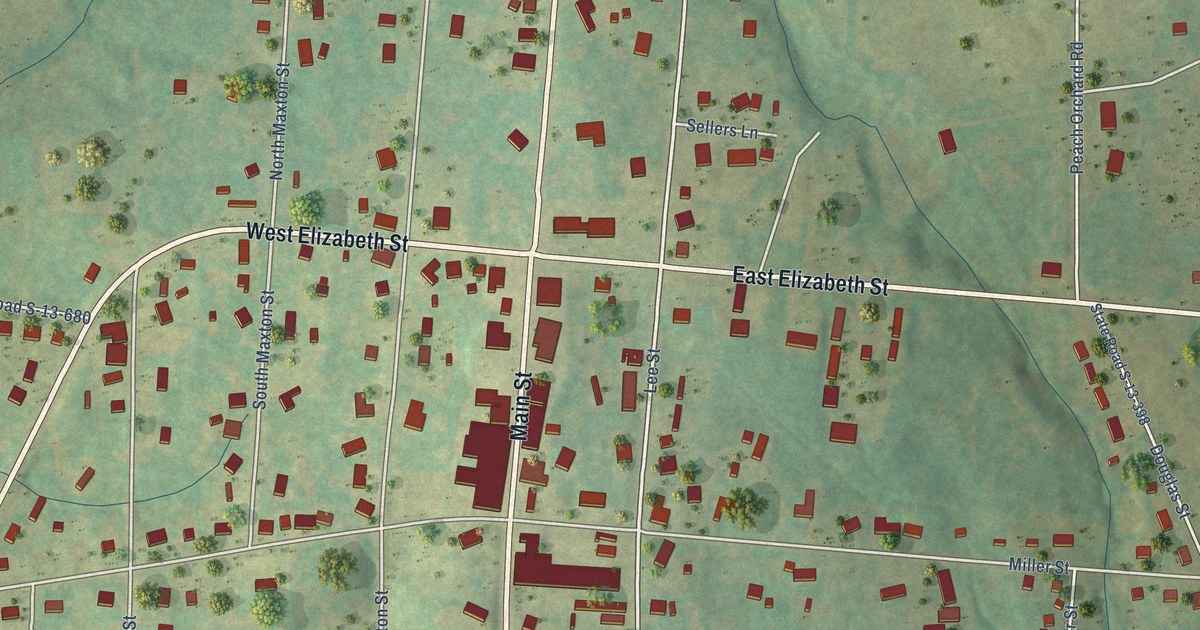 Map of Jefferson, South Carolina in 2026