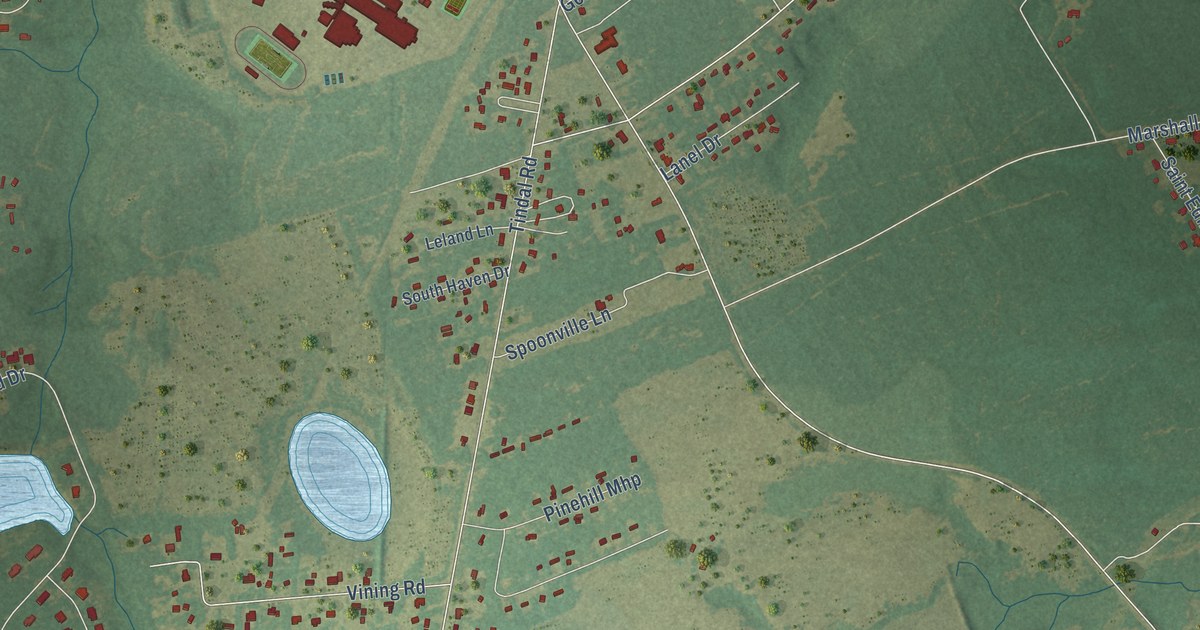 Map of Lakewood, South Carolina in 2026