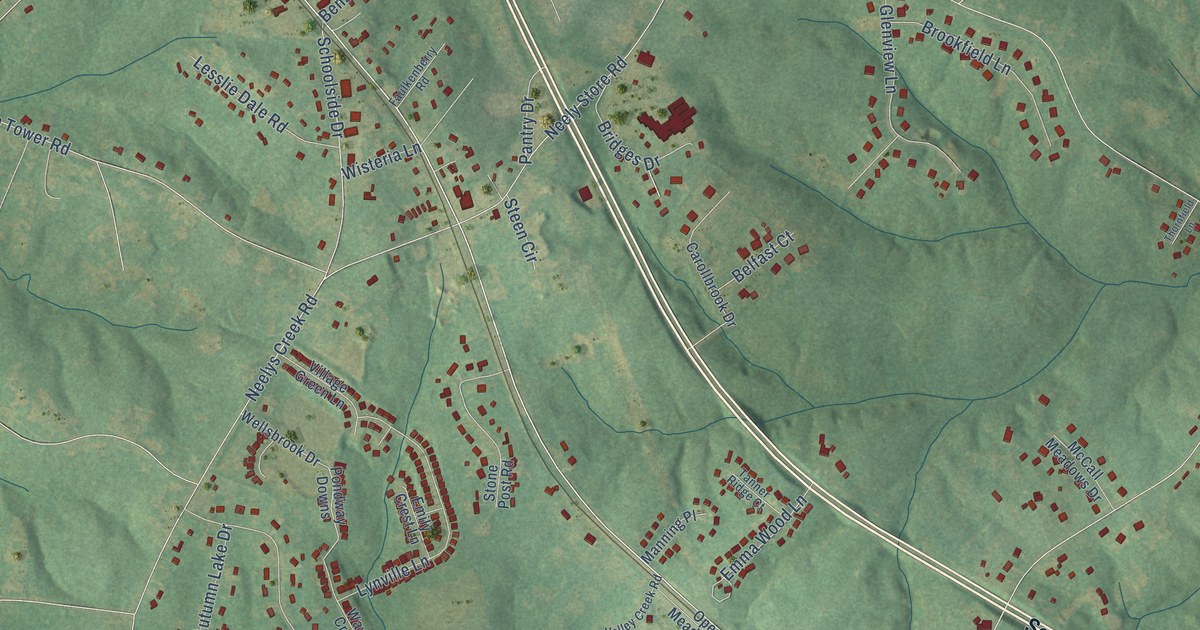 Map of Lesslie, South Carolina in 2026