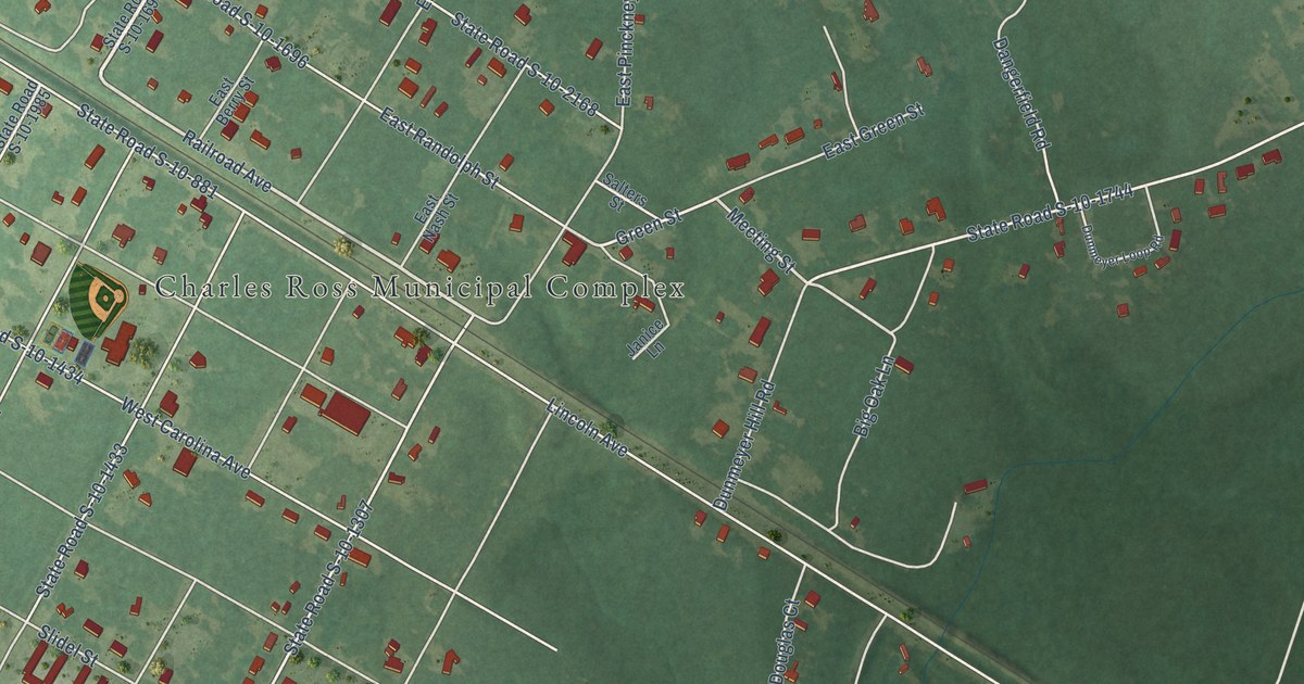 Map of Lincolnville, South Carolina in 2026