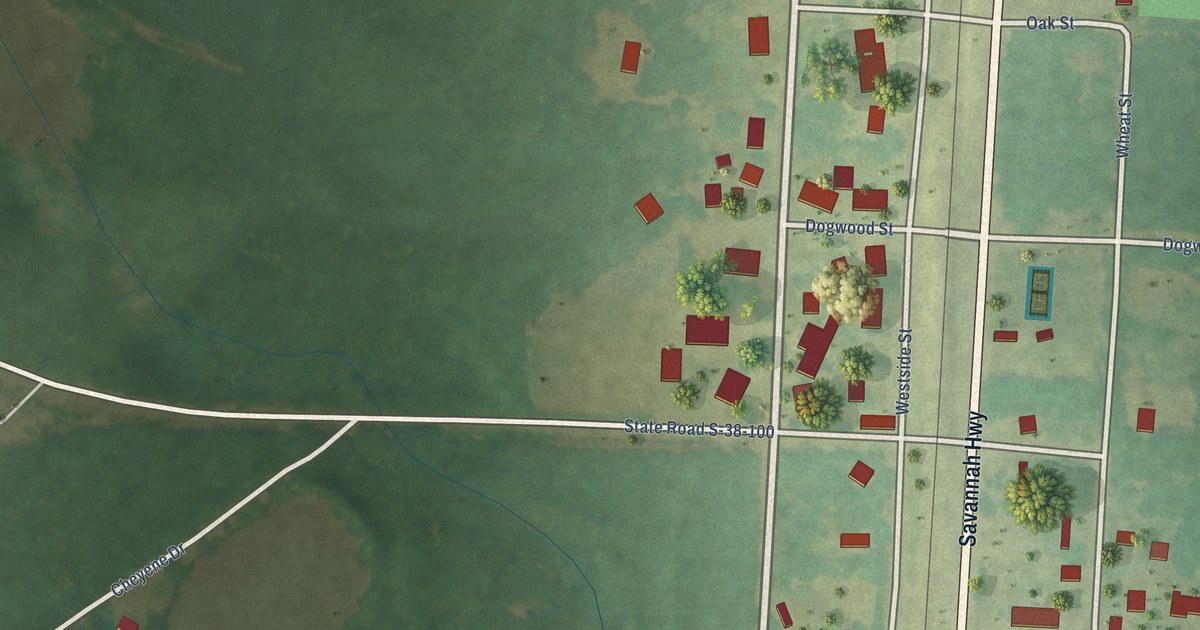 Map of Livingston, South Carolina in 2026