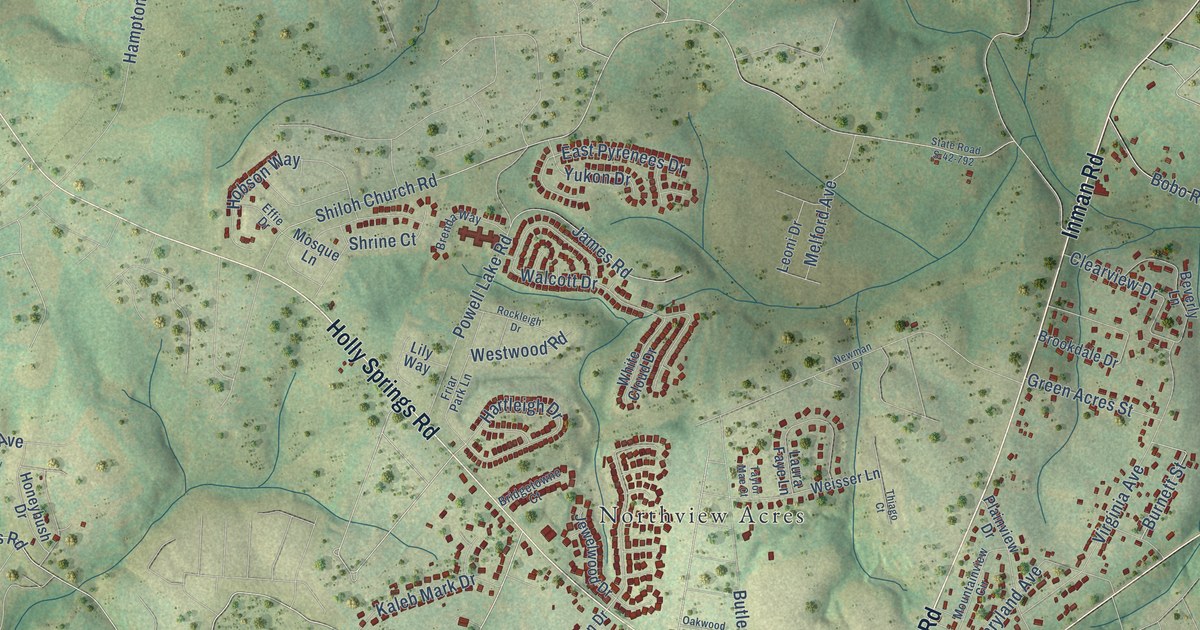 Map of Lyman, South Carolina in 2026