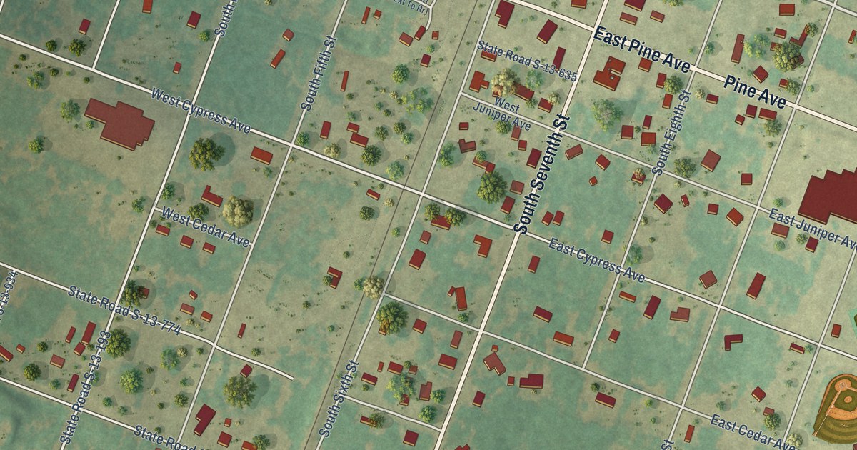Map of McBee, South Carolina in 2026