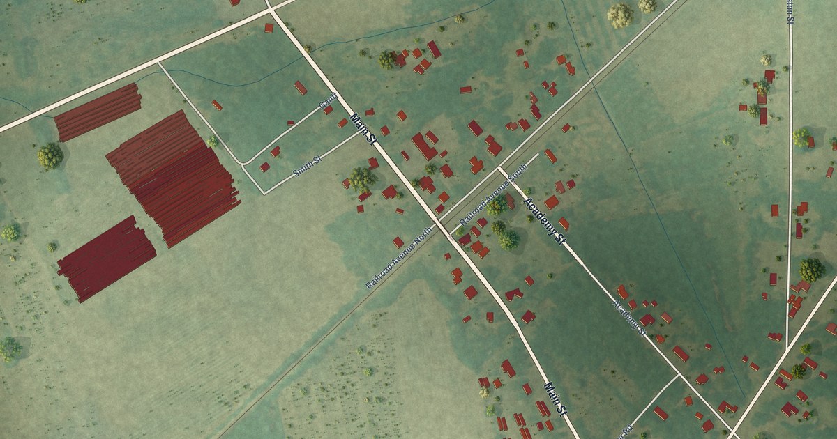 Map of Monetta, South Carolina in 2026