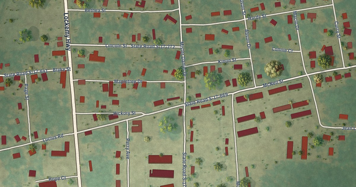 Map of Newtown, South Carolina in 2026