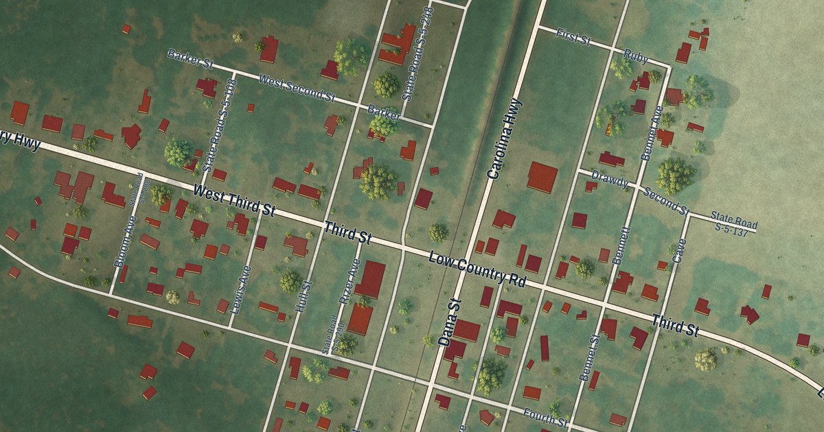 Map of Olar, South Carolina in 2026