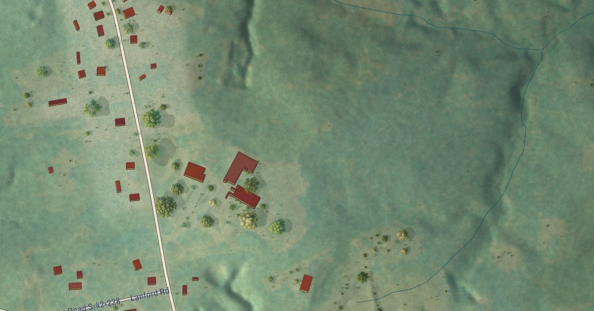 Map of Pauline, South Carolina in 2026