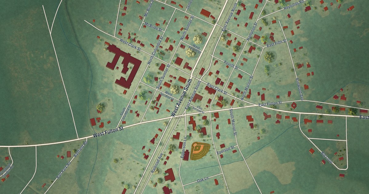 Map of Pinewood, South Carolina in 2026