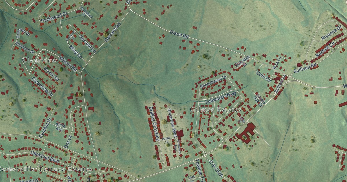Map of Centerville, South Carolina in 2026