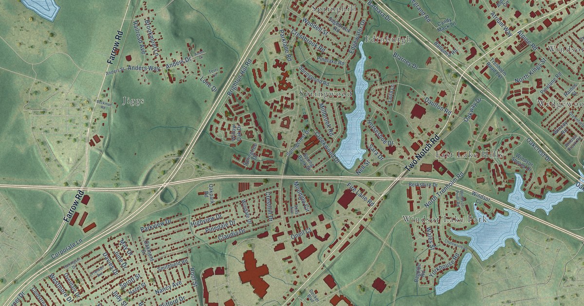 Map of Dentsville, South Carolina in 2026