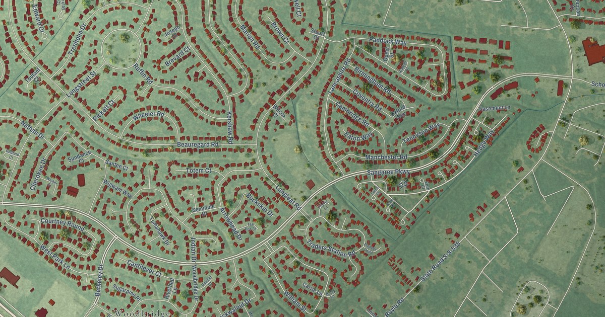 Map of Sangaree, South Carolina in 2026