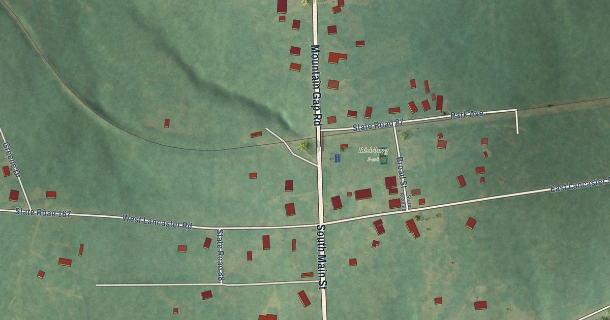 Map of Richburg, South Carolina in 2026