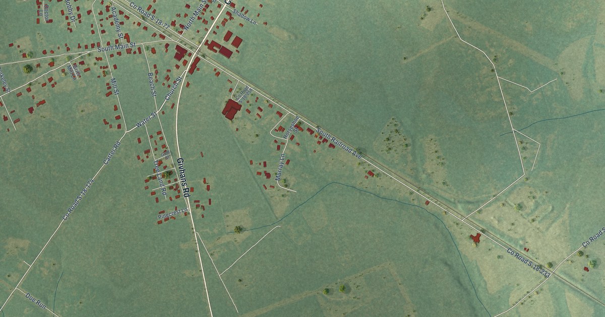 Map of Ridgeville, South Carolina in 2026
