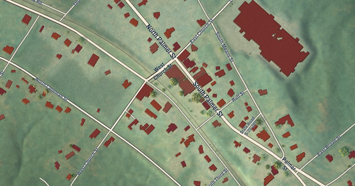 Map of Ridgeway, South Carolina in 2026